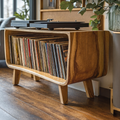 Elegant Record Player Stand For Living Room